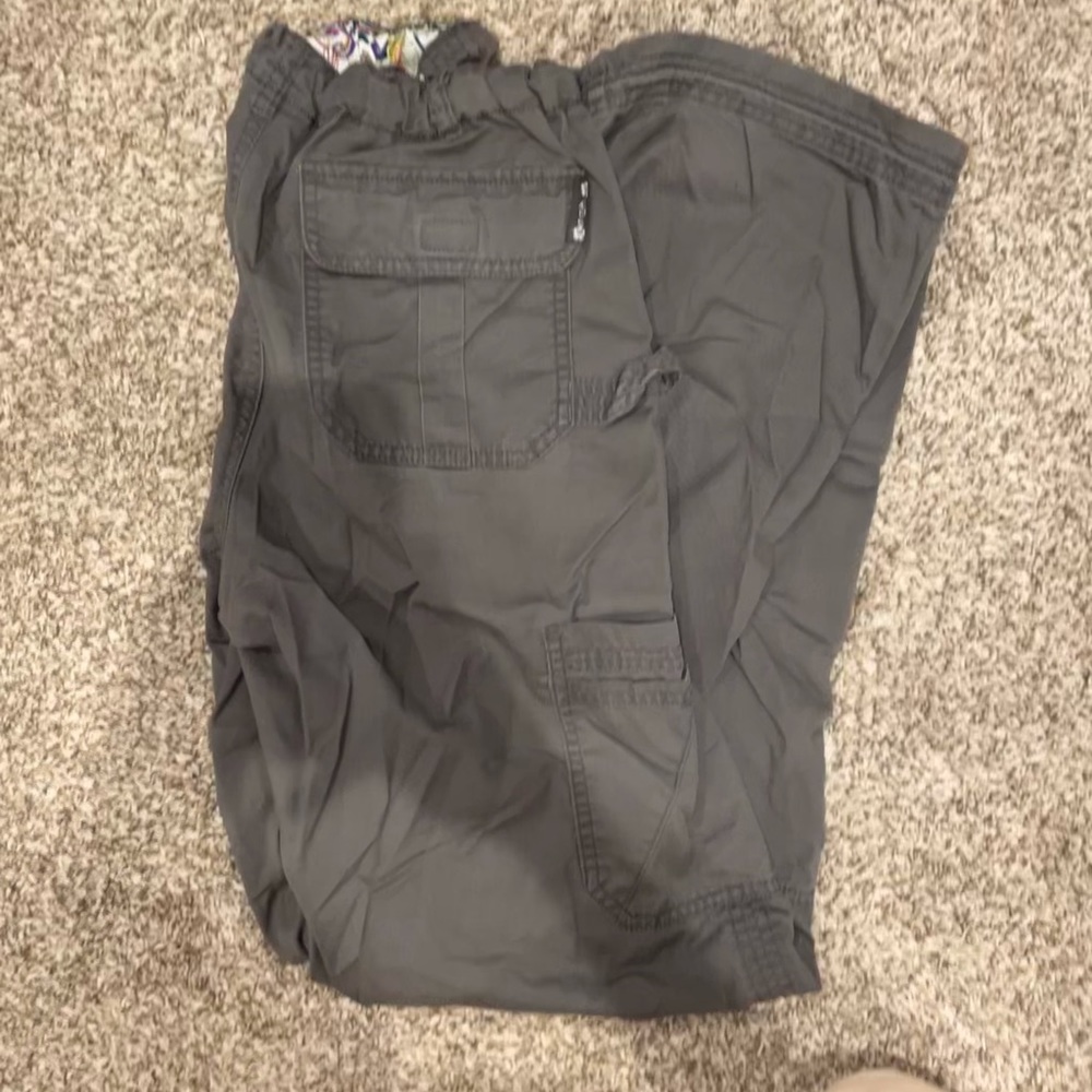 Grey Koi Scrub Pants